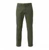 PANTALONE CHINO IN GABARDINE DI COTONE VERDE SQUAD
