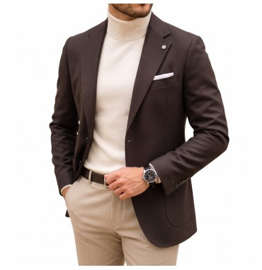 GIACCA UOMO IN PUNTO MILANO MORO E TASCA A TOPPA