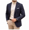 GIACCA UOMO IN PUNTO MILANO BLU NAVY E TASCA A TOPPA