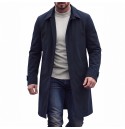 CAPPOTTO SPORTIVO UOMO IN TESSUTO TECNICO BLU NAVY